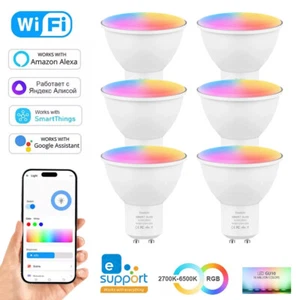 GU10 WIFI Zigbee LED Leuchtmittel 5W RGBW Glühbirne Licht für Alexa Google DE - Picture 1 of 26