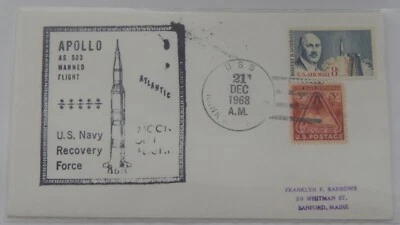 USS Rankin (AKA 103) Apollo 8 AS 503 recovery force December 21 1968 - Image 1 of 2