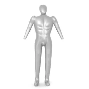 Full Body Man Male Whole W/ Arm Inflatable Mannequin Dummy Torso Fashion Model - Picture 1 of 10