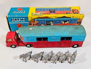 Vintage Corgi Major 1130 Circus Horse Transporter & Horses, 1960's Boxed - Picture 1 of 23