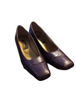 J. Renee Beam DF Dressflex 女式懒人鞋 10M 码楔形 2 英寸鞋跟阅读 — 第 1/4 张图片