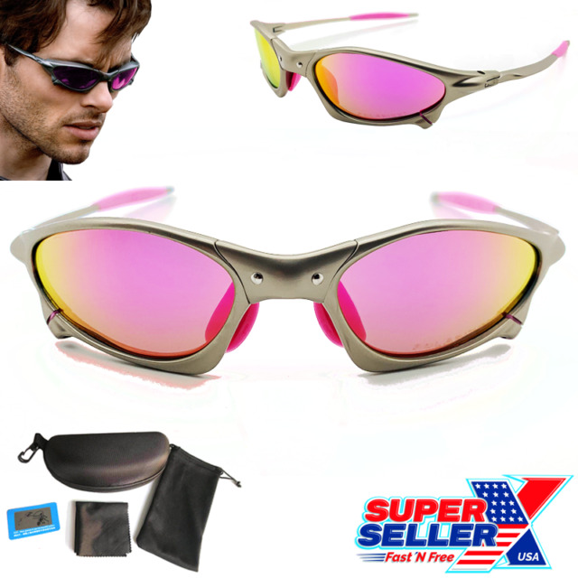 X Metal Juliet Cyclops Sunglasses UV 400 Ruby Polarized Glass Titanium  Goggles