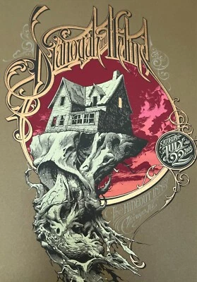 Dianogah / Helms Aaron Horkey Signed 2006 Concert Poster Silkscreen Print /500 - Image 1 of 4