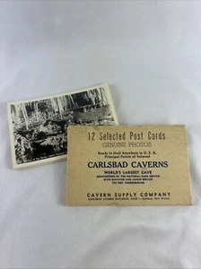 Carlsbad Caverns National Park New Mexico 12 Selected Postcards Genuine Photos - Picture 1 of 7