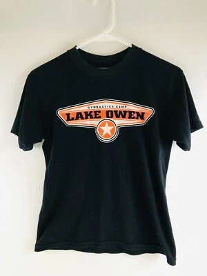 Camiseta Gildan Mujer Juvenil Talla L 14-16 Negra Lake Owen Gimnasia Ropa Activa Foto 1 de 4