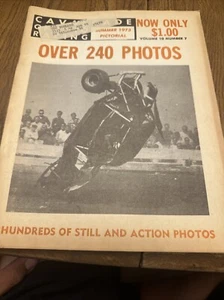 1973 Cavalcade Of Auto Racing Racing Program Magazine Summer Pictorial Modifieds - Picture 1 of 6