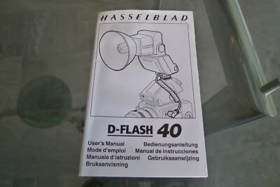 Hasselblad D Flash 40 Instruction Manual See My Full Store - Image 1 of 3