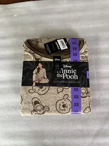 Disney 2 PC Winnie The Pooh Cozy Pajama Lounge Jogger Set, Women's XS (0-2) - Picture 1 of 8
