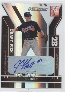 2004 Donruss Elite Extra Edition /100 JC Holt #350 Auto