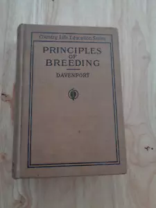 Country Life Education Ser: Principles of Breeding by E. Davenport HC 1907 - Imagen 1 de 1