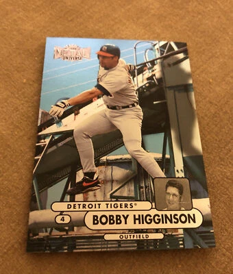 1998 Metal Universe Baseball Card #121 Bobby Higginson Detroit Tigers - Image 1 of 2