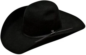 Ariat Mens Wool Punchy Crown 2-Cord Band Western Hat - Picture 1 of 5
