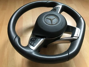 STEERING LENKRAD Airbag AMG MERCEDES W205 W176 W117 W213 GLC GLA C218 W447 VITO - Bild 1 von 16