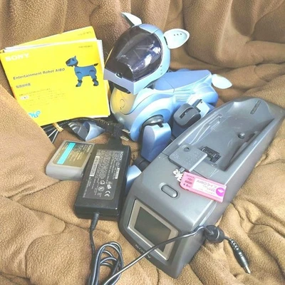 SONY AIBO ERS-210 Main Unit Body & Energy Station Set Junk For Parts As Is JP - Image 1 of 4