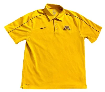 Minnesota Golden Gophers — Nike Dri-Fit Polo Shirt — Size Men’s Medium - Image 1 of 3