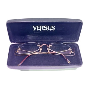 Vintage Flair 536 COL 412 Bordeaux Wine/Gold EYEGLASSES 50-20-135mm Germany Made - Picture 1 of 24