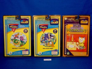 3 Leap Frog Pad Books NEW Alphabet Adventures, Tad's Good Night, Best Word Book - Picture 1 of 7