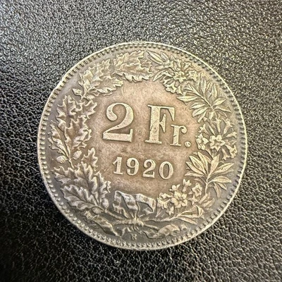 1920-B Switzerland 2 Francs Z50 - Image 1 of 2
