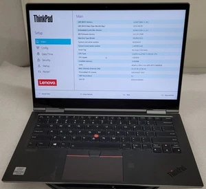 Lenovo X1 Yoga 5th Gen i7-10610U 1.80GHz 16GB DDR4 14"TS QHD No OS/HDD/SSD - Picture 1 of 9
