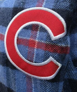 2025 Chicago Cubs Flannel Shirt SGA Size XL Ships FAST Stitched LOGO XMAS GIFT! - Picture 1 of 3