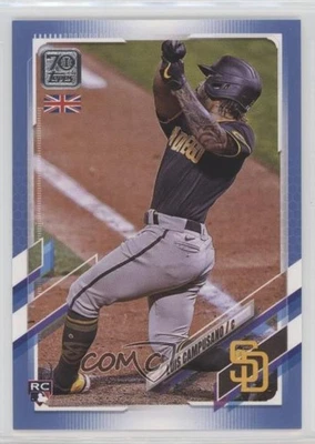 2021 Topps UK Edition Blue /75 Luis Campusano #48 Rookie RC - Image 1 of 2
