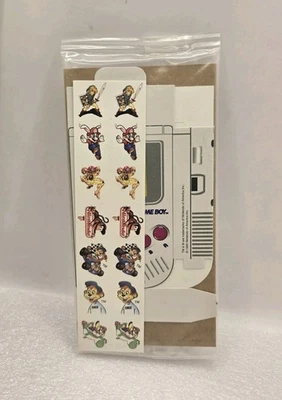 Dispensador de pegatinas y pegatinas vintage 1995 Nintendo Game Boy Kellogg’s *NOS* Foto 1 de 3