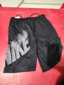 Nike Dri-Fit Faded Splatter Print Spellout Logo Shorts schwarz BQ5163-010 Herren L - Bild 1 von 7