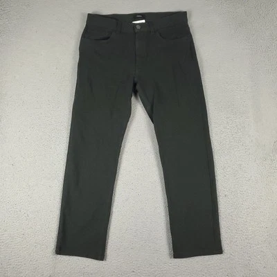Pantalones de mezclilla Theory para hombre 32x28 gris elástico 5 bolsillos pierna recta Foto 1 de 4