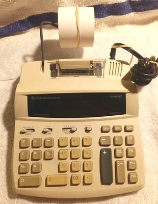 VINTAGE Texas Instruments TI-5045 SV Calculator 12 Digits 2 Color  Large - Image 1 of 4