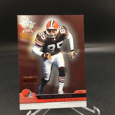 凯文·约翰逊 2001 年太平洋先锋首映日期 21 #/115 克利夫兰布朗队 — 第 1/2 张图片