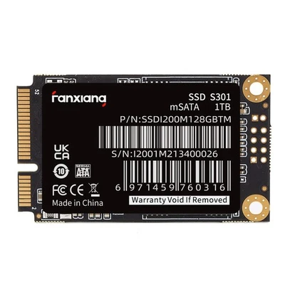 fanxiang S301 1TB mSATA SSD Mini SATA III 6Gb/s Internal Solid State Drive, 3... - Image 1 of 4