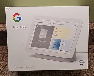 Google Nest Hub Smart Display 2nd Generation BRAND NEW Sealed - Picture 1 of 5