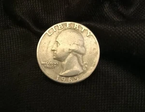 Rare 1965 George Washington Quarter With Errors "In God We Trust - Picture 1 of 3
