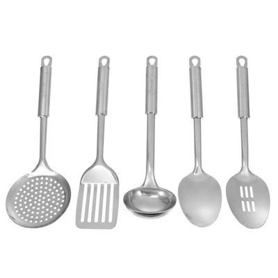 1 set da 5 pezzi in acciaio inox cucina (argento) - Immagine 1 di 4