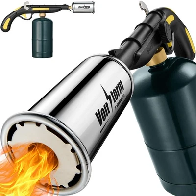 ACCUCRAFT Cooking Torch Kitchen Blow Torch Flamethrower, Grill Gun Propane Torch Flame