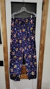 Herren SpongeBob blau Pyjama Lounge Hose Größe Large neu ohne Etikett - Bild 1 von 5