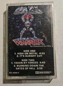 Maxx Warrior. High On Metal. Cassette. Autographed - Picture 1 of 6