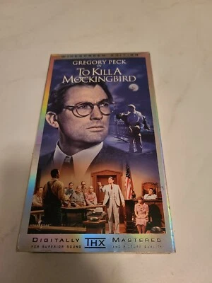 To Kill a Mockingbird VHS 1998 Widescreen Gregory Peck Harper Lee GUC Quickest - Image 1 of 2