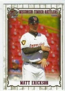 2019 Wisconsin Timber Rattlers (Class A-Milwaukee Brewers) Matt Erickson
