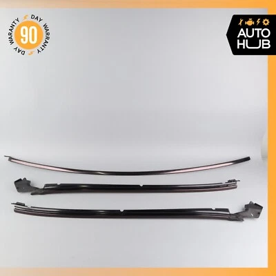 00-06 Mercedes W220 S600 S500 S55 AMG Juego de molduras de vidrio para ventana delantera OEM Foto 1 de 4