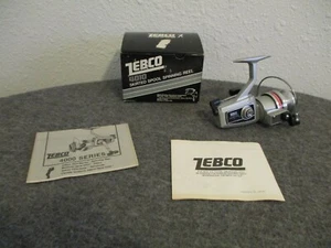 NOS 1982 ZEBCO 4010 SKIRTED SPOOL VINTAGE SPINNING REEL W/PAPERS AND BOX- UNUSED - Picture 1 of 10