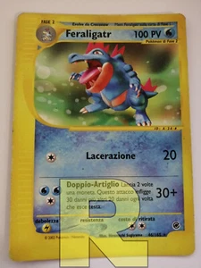 Feraligatr ® Expedition 46/165 ® Rara ® Pokemon ® Italiano Good - Picture 1 of 2