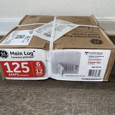 Centro de carga 125A Conv, sin TLM612SCUD, G E sistemas industriales Foto 1 de 3