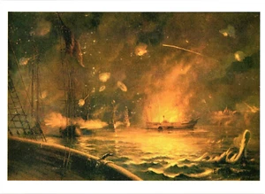 Bombardeo postal de gran tamaño de Port Hudson Louisiana - Imagen 1 de 4