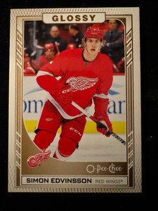 2023-24 Upper Deck Series 1  GOLD OPC GLOSSY RC Simon Edvinsson  #R-22