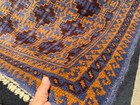 4x6 BLUE VINTAGE RUG ANTIQUE ORIENTAL colorful heriz handmade handwoven 3x6