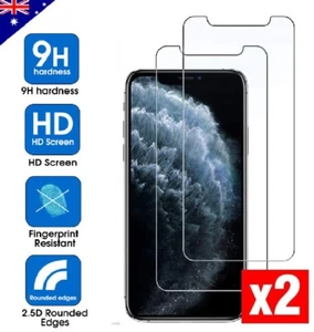 2X Tempered Glass Screen Protector For iPhone 16 15 14 13 12 Pro Max PLUS X XR - Picture 1 of 291