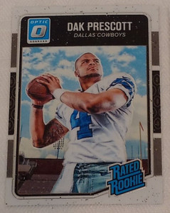 2016 Panini NFL Football Rated Rookie Card DAK PRESCOTT Cowboys RC Pack Fresh QB
