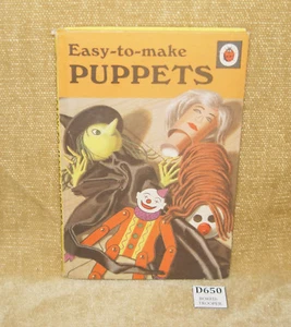 VTG LADYBIRD EASY TO MAKE PUPPETS HB Book SERIES 633 ALAN BRENDA STOCKWELL 1973 - Bild 1 von 3