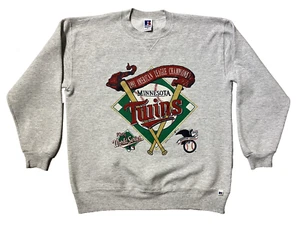 Minnesota Twins 1991 American League Champions Sweatshirt Gr. L XL World Series - Bild 1 von 12